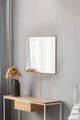 Oglinda cu Iluminare Led, Mirrorland, Square, Oglindă indestructibilă cu obturator, Roz