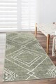 Covor, DC-7277-YOLLUK-267, 60x250 cm, Poliester, Verde