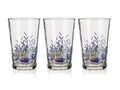 Set 3 pahare Lavender, Banquet, 230 ml, sticla