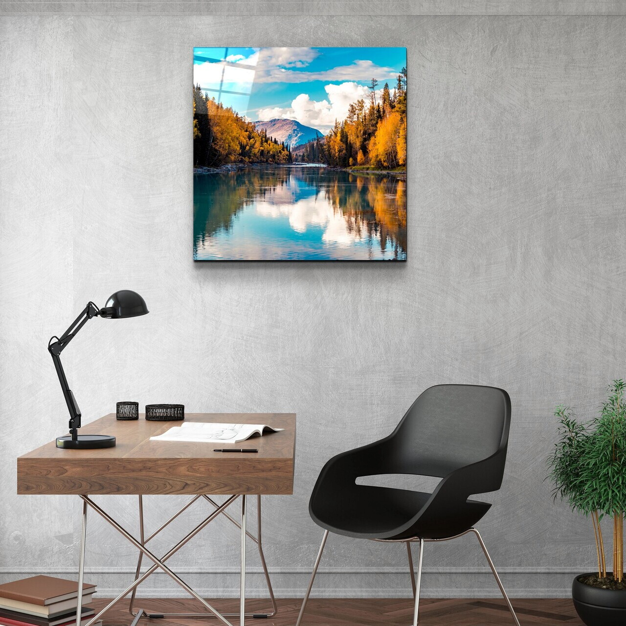 Tablou decorativ, Kgls_1128, Dimensiune: 40 x 40, Multicolor — imaginea 3