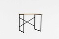 Birou, Asse Home, Addis, 90x76x56 cm, Stejar / Negru