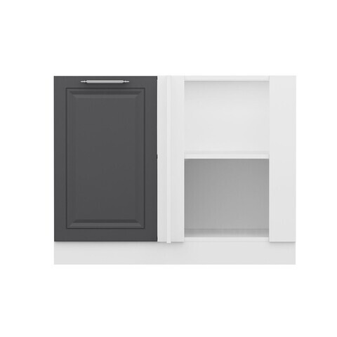 Dulap pentru bucatarie, Hanah Home, Minar, 105x72x56 cm, Alb / Antracit
