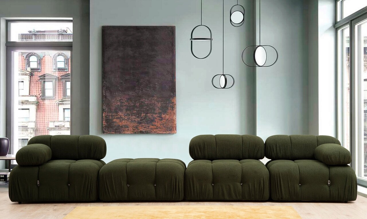 Fotoliu, Artie, 560ARE1413, Lemn de fag / PAL, Verde - 2 | YEO