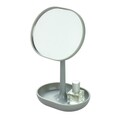 Oglinda cosmetica Cade, iDesign, 16.5x11.5x25.5 cm, pozitie reglabila