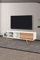 Comoda TV, Hanah Home, Ela 3630, 160x47x35 cm, PAL, Alb/Maro