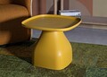 Masuta de cafea Gea, Mauro Ferretti, 48x48x38 cm, plastic, galben