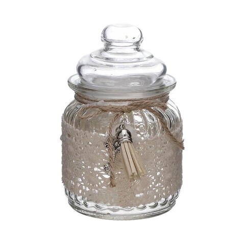 Borcan InArt, 7,5x7,5x12,5, sticla, transparent