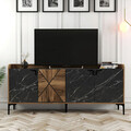 Consola, Hommy Craft, Venedik, 180x78x35 cm, Nuc / Negru