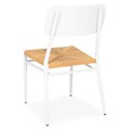 Scaun, Cela, L.48 l.48 H.85 cm, aluminiu, alb