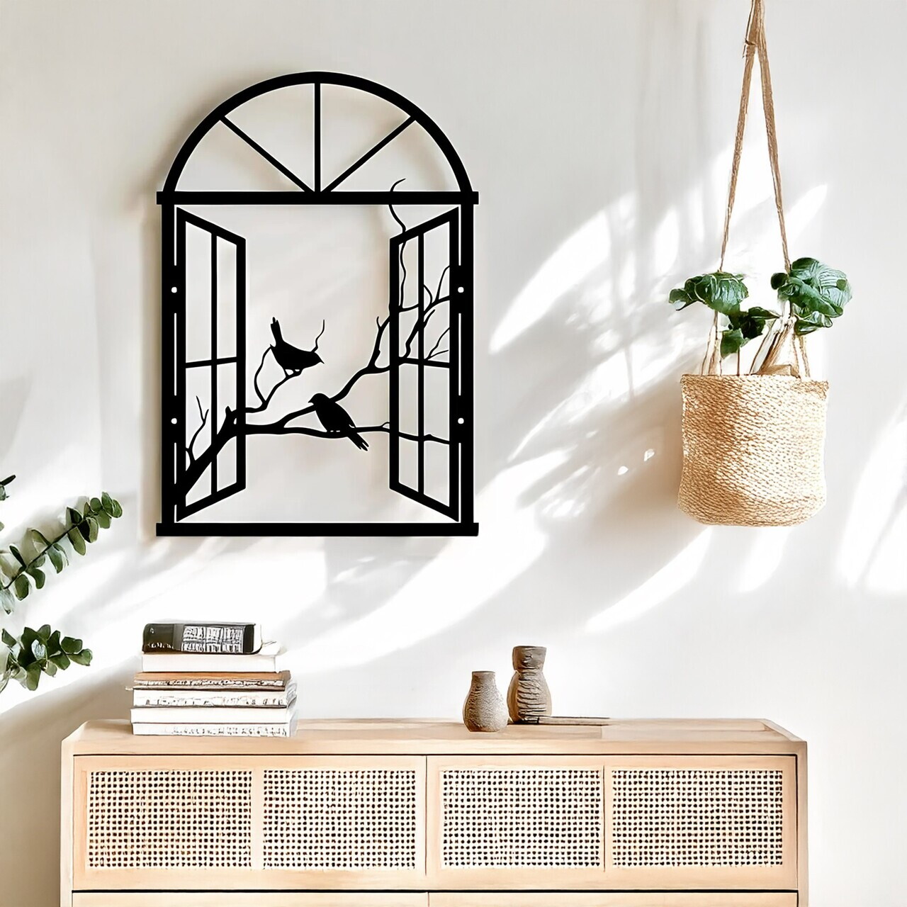Decoratiune de perete, DCV-1023-MT, Dimensiune: 50 x 35 cm, Negru