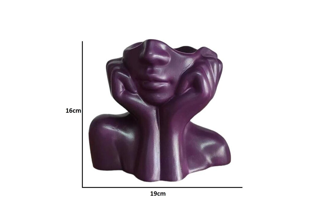 Vaza, Iskandinav Layd, Ceramica, Mov