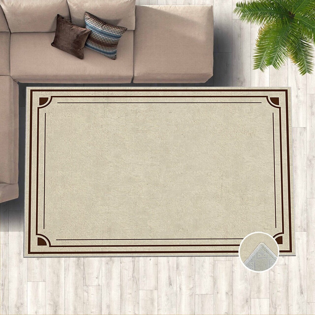 Covor, HM-CRP25-2, 100x180 cm, Poliester, Multicolor — imaginea 3