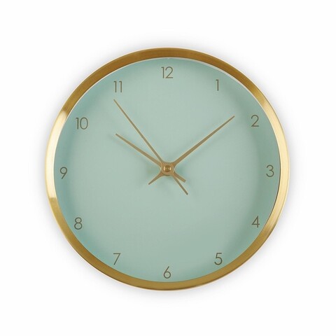 Ceas de perete jody, versa, 26 cm, aluminiu, verde