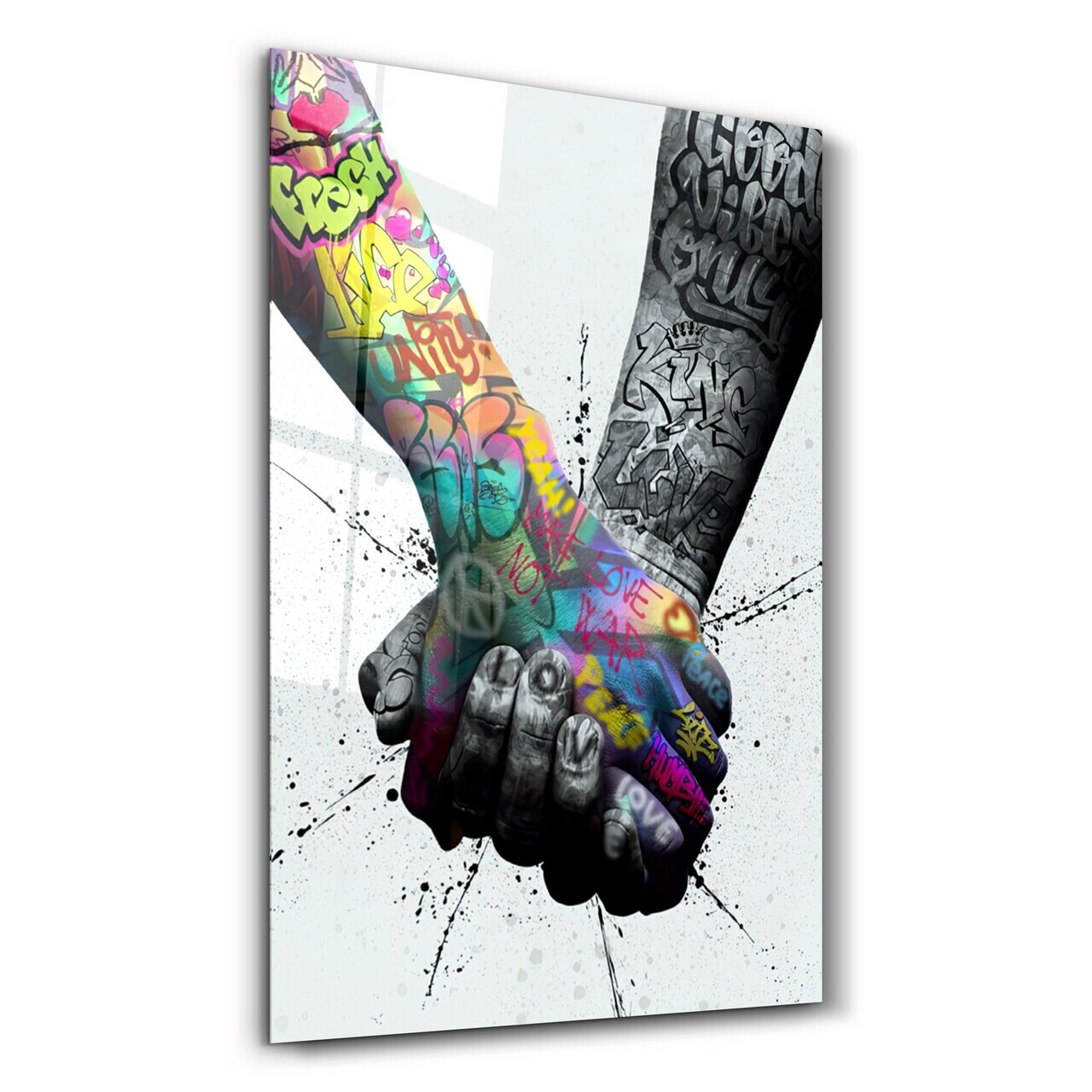Tablou decorativ, OGLS-8079, Dimensiuni: 46 x 72 cm, Multicolor — imaginea 5