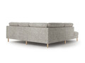 Coltar stanga 4 locuri, Eden, Micadoni, 267x234x90 cm, tesatura structurata, bej melange