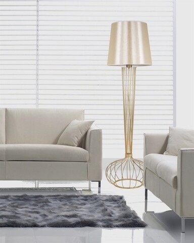 Lampadar, Luin, 8307-4, E27, 60 W, metal/textil