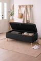 Banca, Hanah Home, Rena, 90x45x30 cm, Antracit