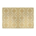 Suport farfurie Tropical, Ambition, 30x45 cm, PVC, auriu
