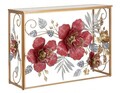 Consola Lovi, Mauro Ferretti,  108 x 36.8 x 80 cm, fier/MDF/sticla, multicolor