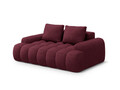 Canapea 2 locuri, Linz, Cosmopolitan Design, 175x100x84 cm, tesatura structurata, bordo