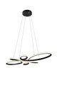 Lustra Fly, TRIO, 83x45.5x150 cm, 32W, 1x SMD, metal, negru mat