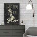 Tablou decorativ, Space (40 x 55), MDF , Polistiren, Multicolor