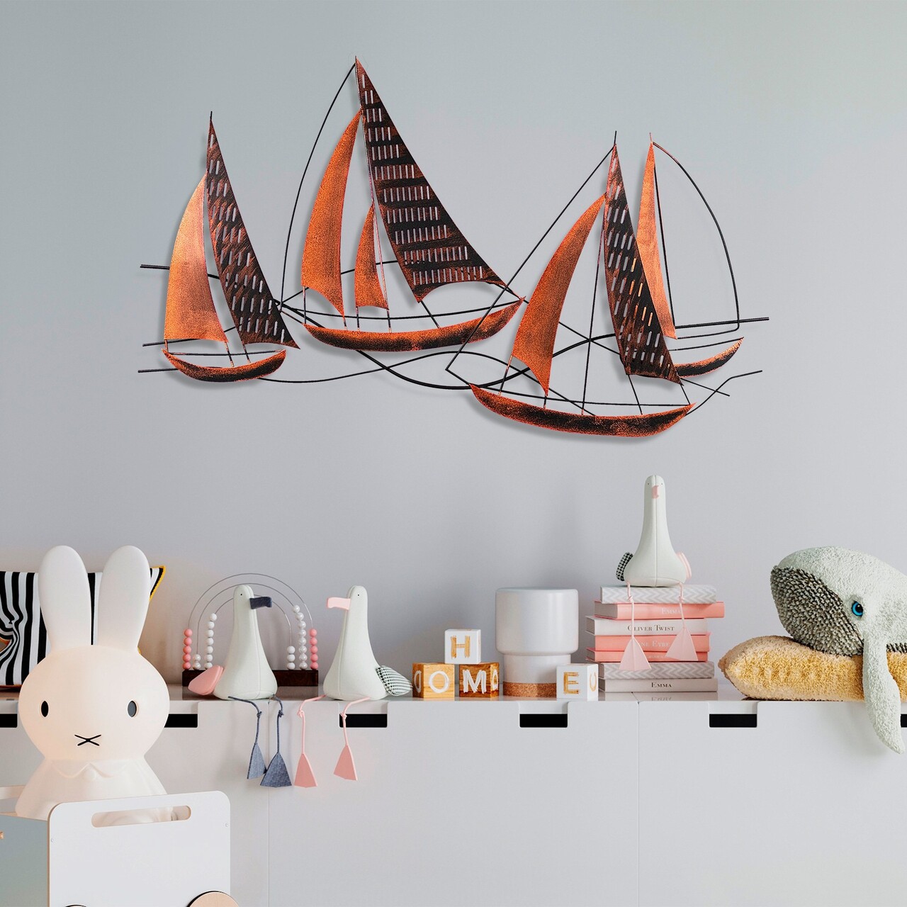 Decoratiune de perete, Barbaros 3, Dimensiuni: 125 x 74 x 4 cm, Multicolor - view 2