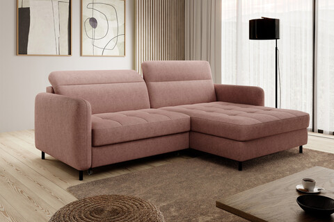 Coltar extensibil dreapta 3 locuri ELTAP, RT-24RAQ, Gomsi, 228x165x100 cm, lemn/poliester, somon