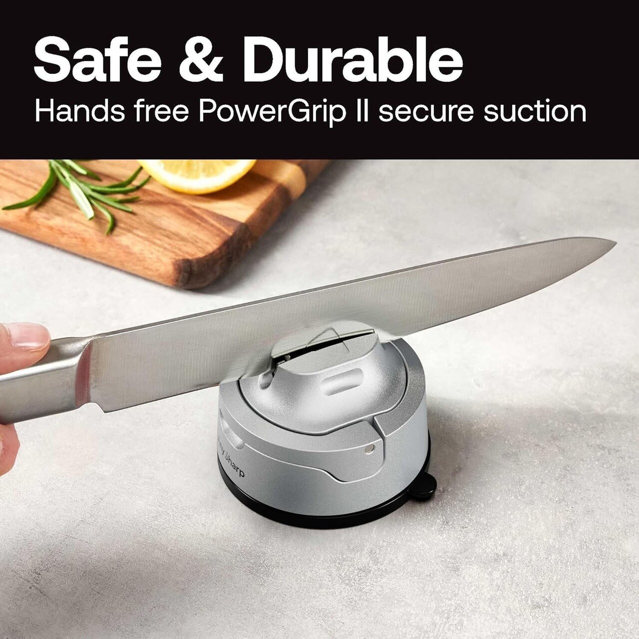 Ascutitor de cutite, "Evo", Silver - AnySharp - imagine 5