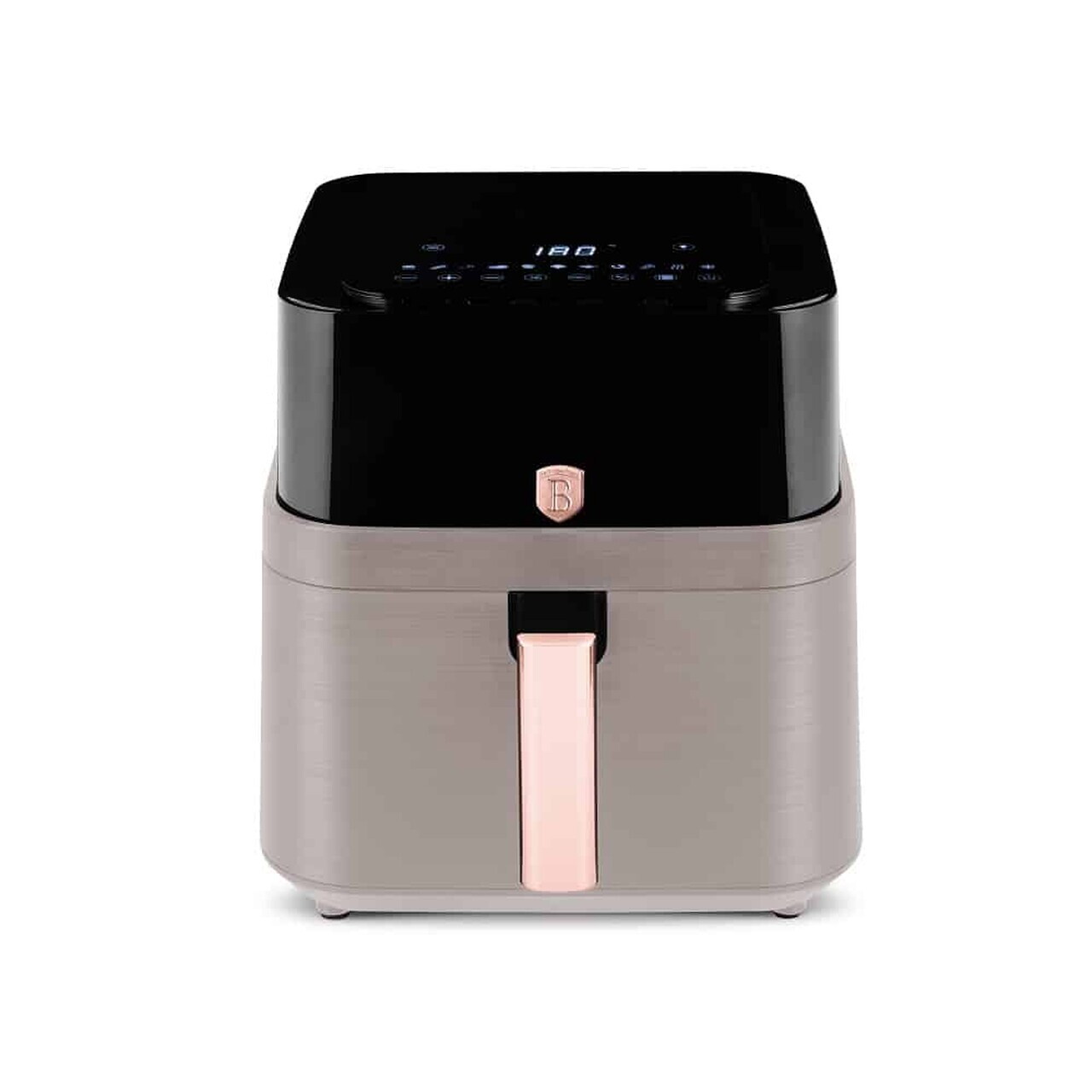 Friteuza cu aer cald si fereastra Berlinger Haus, Taupe, 7.2 L, 1650W, taupe mat - imagine 2