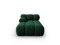 Sezlong living stanga 1 loc, Bellis-51, Micadoni Home, 155x94x70 cm, catifea, verde bottle