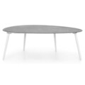 Masuta cafea pentru exterior, Mayor, 117 x 59 x 43 cm, gri