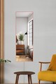 Oglinda cu Iluminare Led, Mirrorland, Rectangular, Oglindă indestructibilă cu obturator, Roz