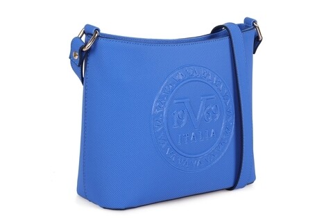Geanta, 19V69 Italia, 669ITA1223, 20 x 23 x 10 cm, piele ecologica, albastru