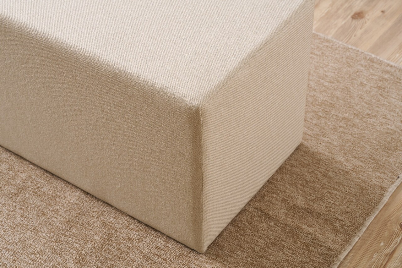 Taburet, Atelier del Sofa, 825BLC5134, Lemn, Crem - view 3