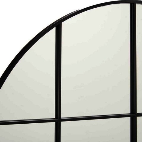 Oglinda decorativa Circular, Gift Decor, Ø100 cm, metal, negru