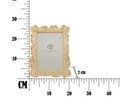 Rama foto Glam Weavy, Mauro Ferretti, 21.5 x 27 cm, polirasina, auriu