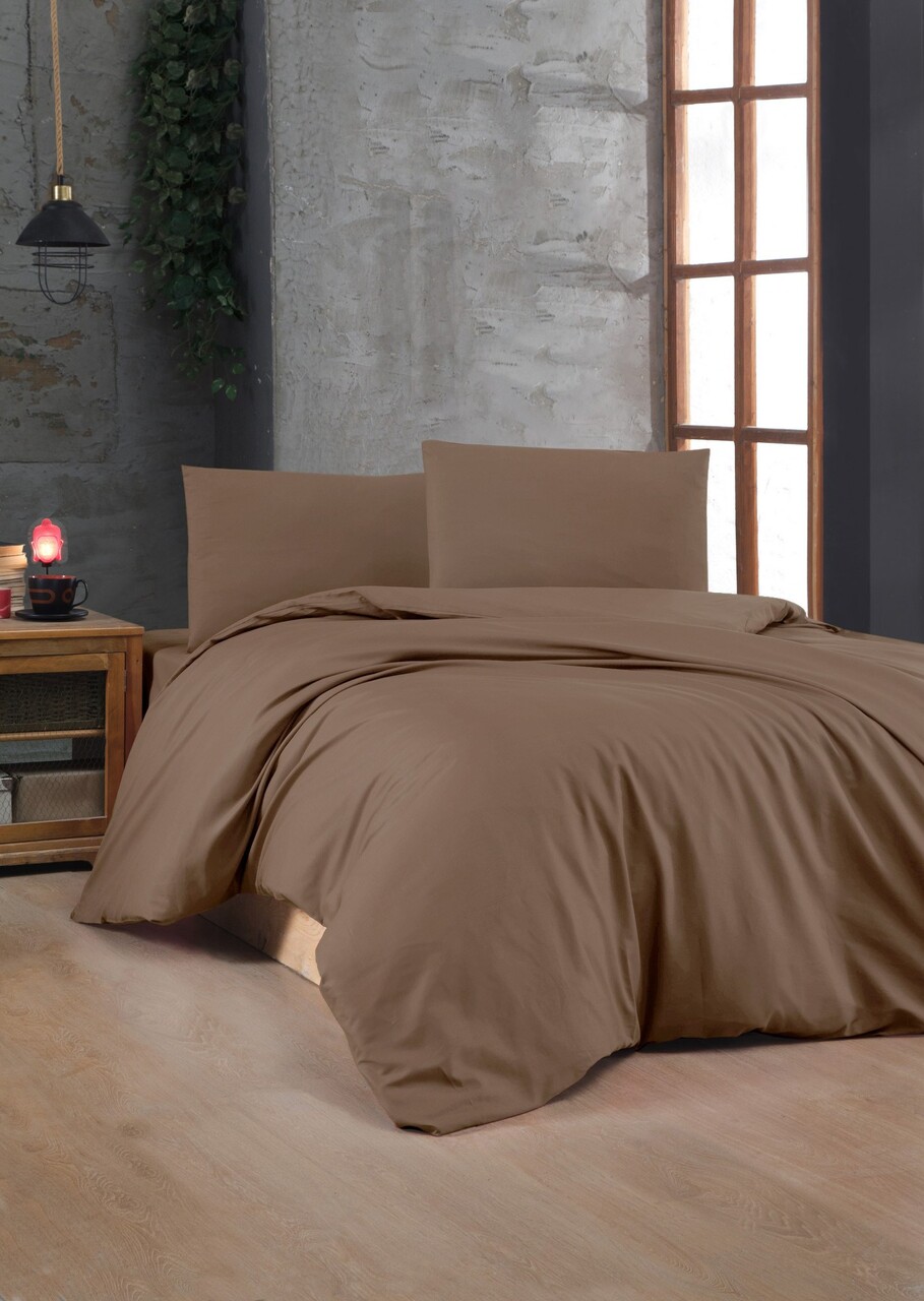 Lenjerie de pat dubla King (FR) L'essentiel Maison Brown Maro