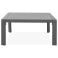 Set coltar si masuta pentru gradina/terasa Matzo, aluminiu, negru/gri