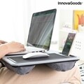 Masuta de laptop portabila Deskion InnovaGoods, 57.5x30.5 cm, MDF/poliester