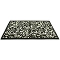 Covor Draco, Decorino, 80x150 cm, polipropilena, negru/alb