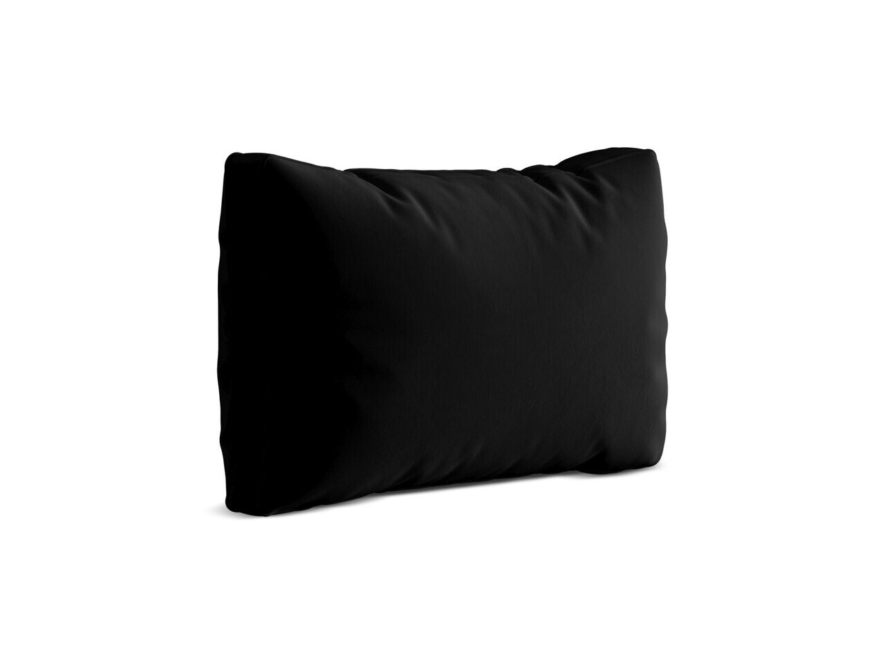 Perna decorativa, Dreamy, Micadoni Home, 55x10x40 cm, catifea, negru — imaginea 3