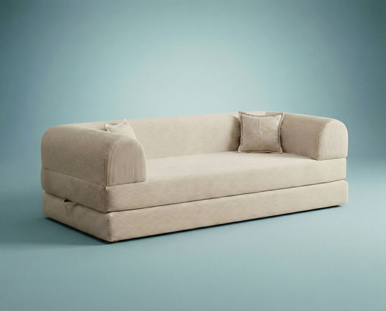 Canapea extensibila 3 locuri, Atelier del Sofa, 118FVL1301, Tesatura plus reiata, Crem - view 7