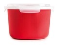 Recipient preparare orez in cuptorul cu microunde, Snips Rice&Grain Cooker, 2.7 L, polipropilena, rosu