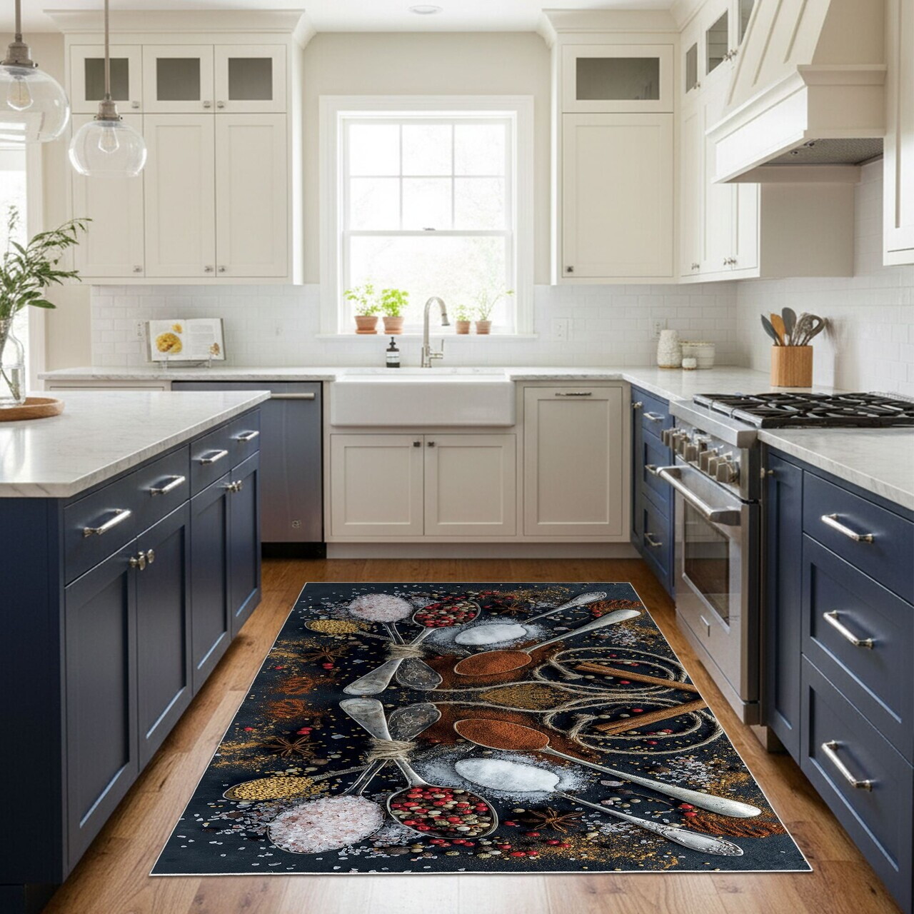Covor, Hmnt536, 80x200 cm, Poliester, Multicolor — imaginea 2