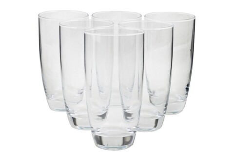 Set 6 pahare Fantasy, Pasabahce, 15.5 x 5.05 x 8 cm, sticla, transparent