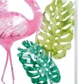 Decoratiune de perete, Exotic Flamingo, Creaciones Meng, 81x81 cm, multicolor