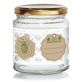 Borcan cu capac, Green Bio, 300 ml, sticla, transparent