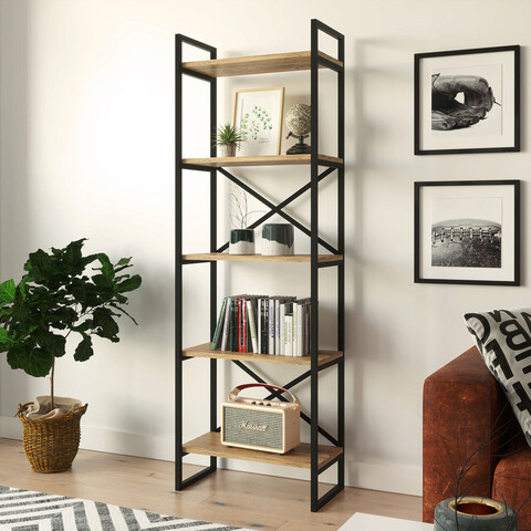Corp biblioteca, locelso, vg3, 58x175x30 cm, maro