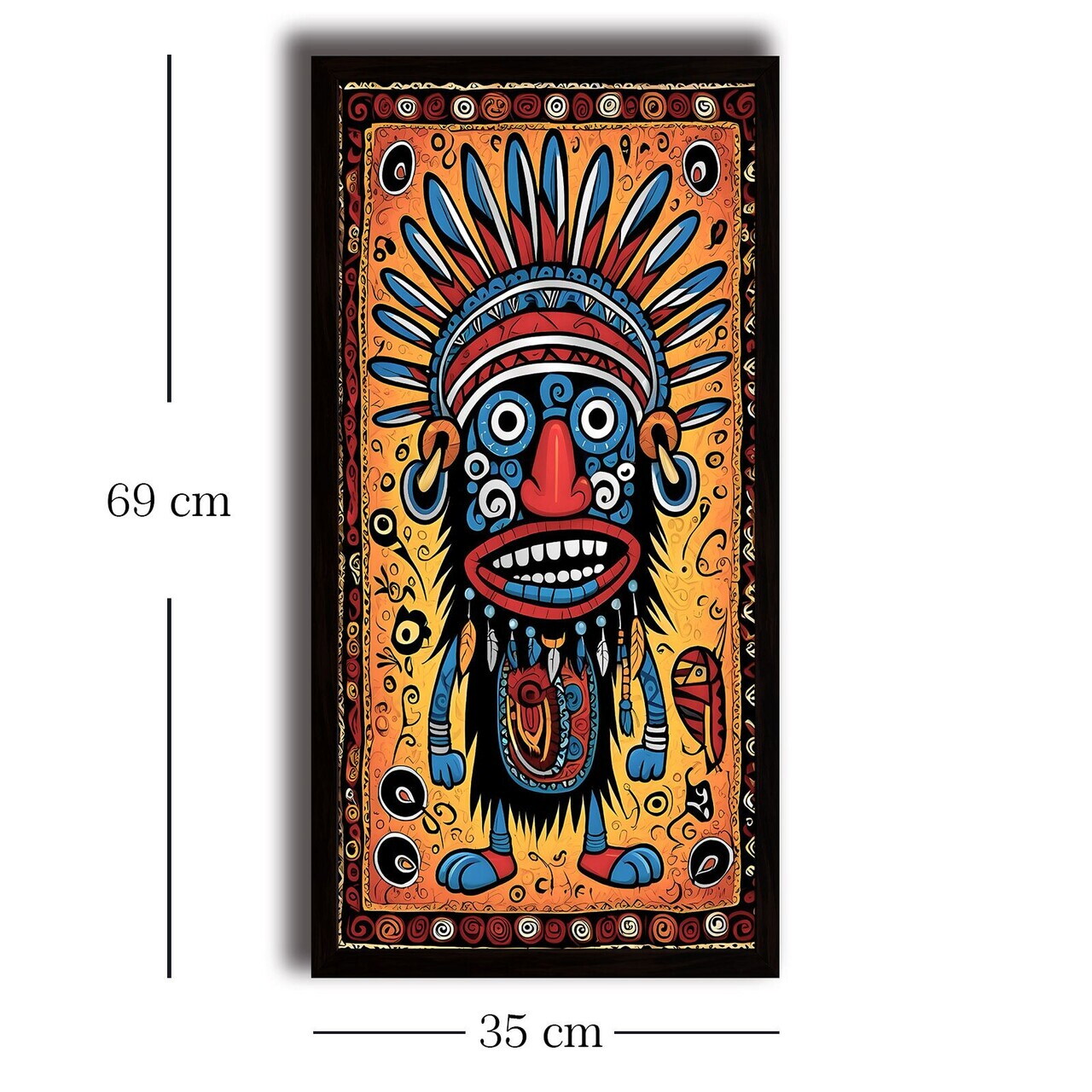 Tablou decorativ, Syhalct-010, Cadru: 100% PVC (Grosime: 2 cm), Multicolor — imaginea 4